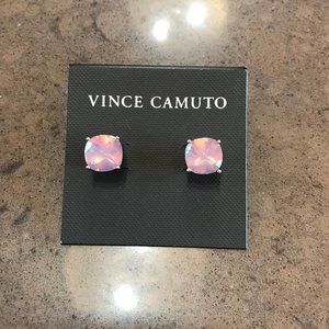 Blush Pink Iridescent Stud Earrings